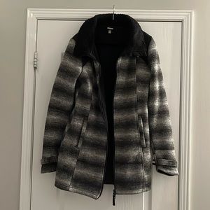 Grey and Black Bench Jacket